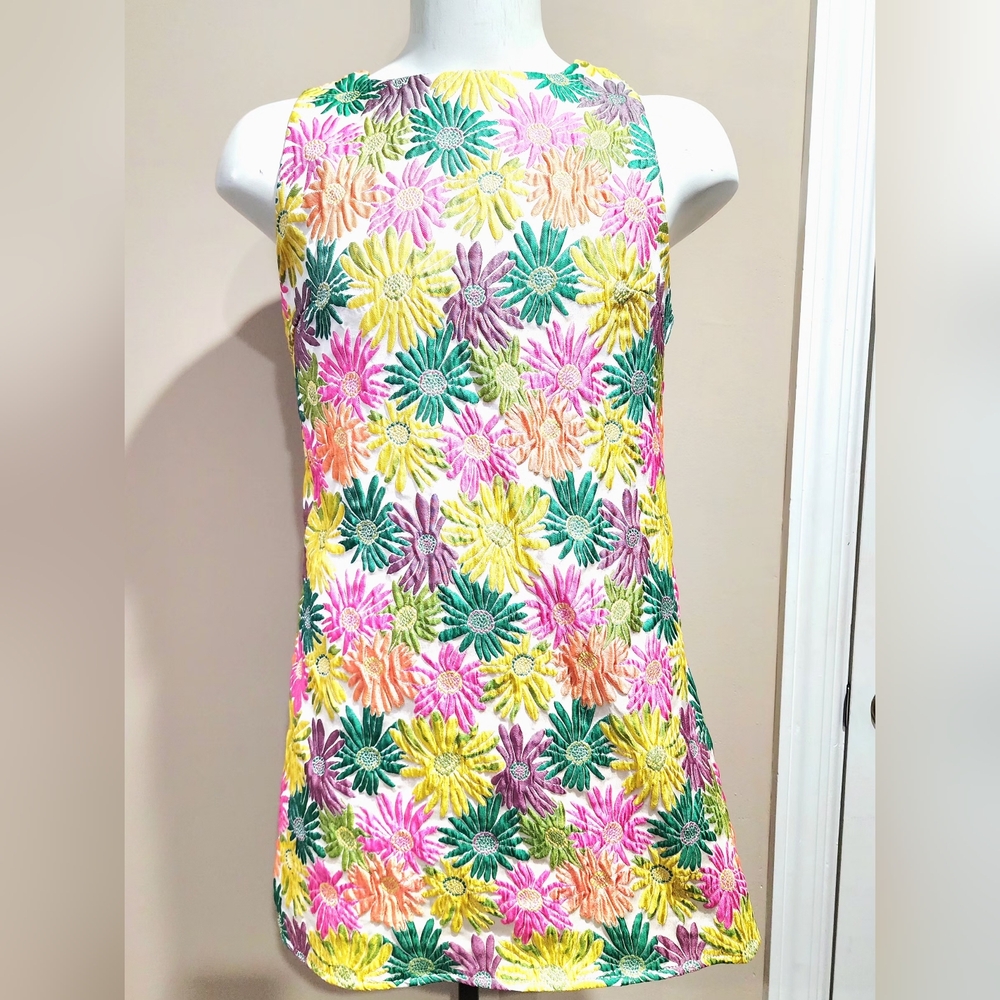 NWT ASOS Brand True Decadence Floral Jacquard Mini Shift Dress Size US 12/UK 16